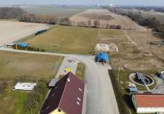 Letecký pohled od jihozápadu (foto R. Morys, 03/2021)