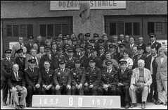 80 let hasičského sboru v Pustějově - před stanicí