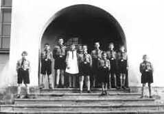 1939 - němci za okupace oslavovali v sokolovně vítězství nad Polskem