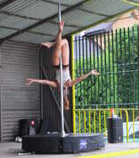 náročné prvky Poledance