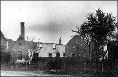 1945 - vypálený dolní konec obce