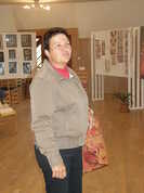 Liduška obdivuje exponáty