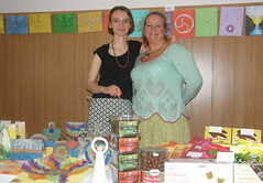 kartářka Martina (vpravo) s kamarádkou